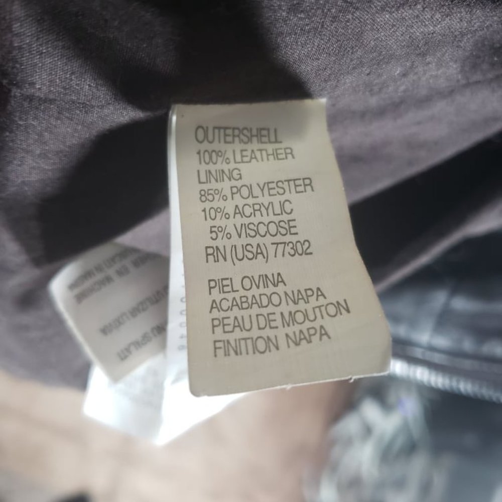 Zara Basic Leather Jacket - image 5